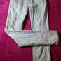 White And Light Green Distressed Skinny Jeans