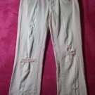 Light Pink Distressed Skinny Jeans