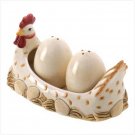 country hen salt & pepper set