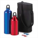 aluminum water bottle set