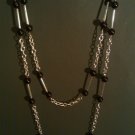 Long Black Pearl Necklace