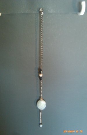 White Stone Reiki Pendulum