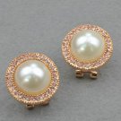 Pearl Halo Studs