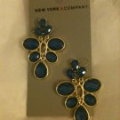 NEW WITH TAG Famous Brand Name Teal Chandelier Earrings