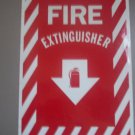 Fire Extinguisher, 8 x 12 sign