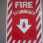 Fire Extinguisher, 8 x 12 sign