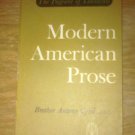 modern american prose by brother cyril 1961 paperback