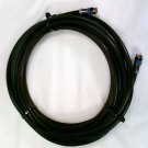LOT OF 2 HIGH QUALITY 30 FT BLACK RG-6 COAXIAL CABLE