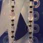 Black and White Pedend Earrings