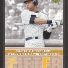 06 UPPER DECK DEREK JETER [SPELL AND WI N] INSERT
