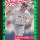 93 DONRUSS [ELITE DOMINATOR] JUAN GONZALEZ