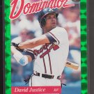 93 DONRUSS [ELITE DOMINATOR]  DAVID JUSTICE