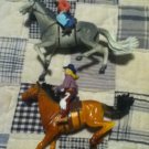 Vintage Horses with Cowgirls