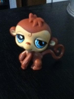 Littlest Pet Shop Brown Monkey