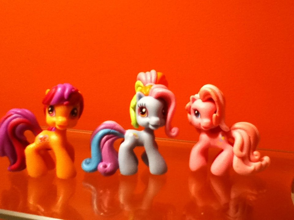 My Little Pony Ponyville Removable Hair Lot