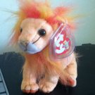 TY Beanie Baby Bushy Lion