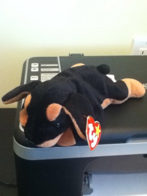 TY Beanie Baby Doby Dog