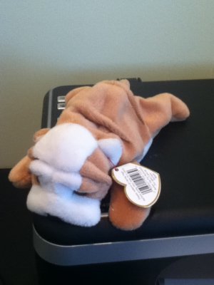 TY Beanie Baby Wrinkles Dog