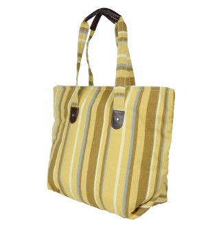 Pacifica Stripe Quilted Tote Bag