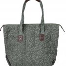 Spring Leaves Quilted Tote Bag