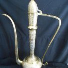 Persian/Middle East Brass Coffee/Tea Ewer with Delicate Engraving Designs