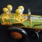 Vintage Wind Up Toy Marx Jumping Jeep Original with the Soldiers Working Cond.