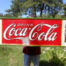 Vintage Coca Cola Metal Sign Embossed 1932 Double Coke Bottles Non Porcelain