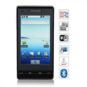 W6000+ Dual Cards Android 2.2 With Wifi Java Touch Screen Smart Phone