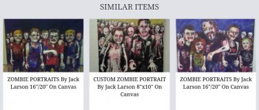 ZOMBiE PORTRAITS FOR HALLOWEEN 2019 / PRIVATE COMMISSION