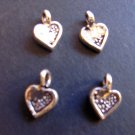 Sterling Silver Charms Hearts 925