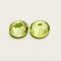 Peridot 3mm Round Matching Pair Loose Faceted Gemstones