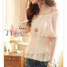 Slim Waist Puff Sleeve Tops