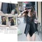 Korean Fashion Color Matching Irregular Tops