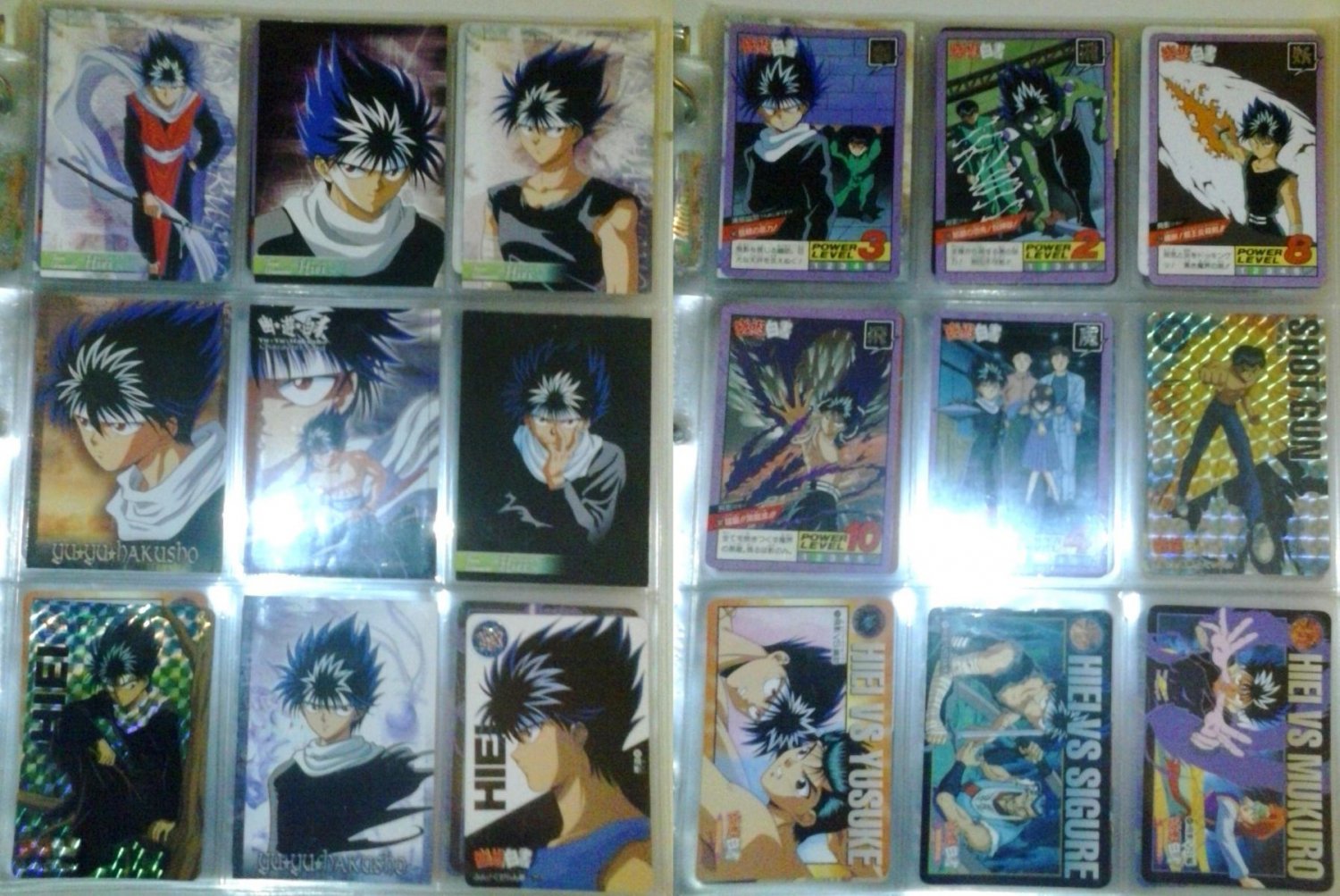 YU YU HAKUSHO 80 card lot + extras