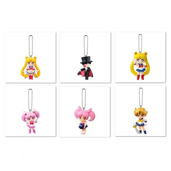 {6 KEYCHAIN LOT} SAILOR MOON swing keychains