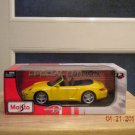 2010 Maisto Special Edition Porsche 911 Carrera S Cabriolet Yellow 1:18
