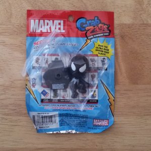 Marvel Grab Zags Series 1 Mini-Figures Black Spider-Man Rare