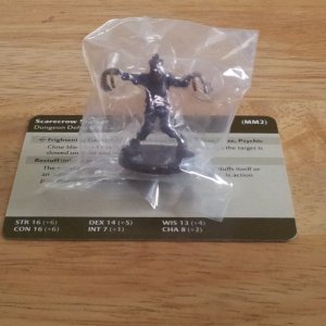 D&D Legendary Evils Common Miniature Scarecrow Stalker with Card 34/40