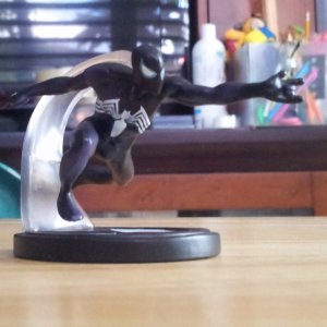 Black Costumed Spider-Man Marvel Disney Store Exclusive 2" - 2.5" Mini Figurine