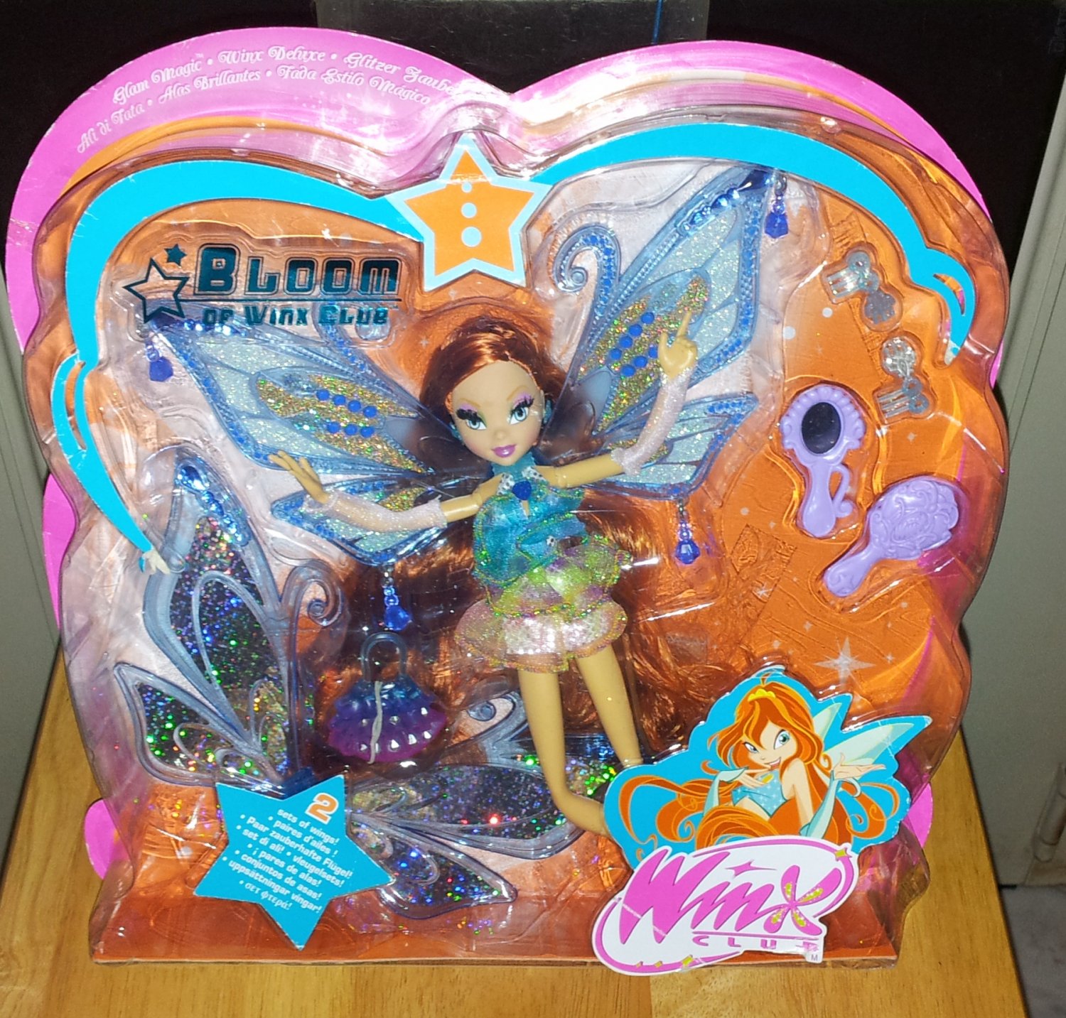 Bloom Of Winx Club Glam Magic Enchantix Doll With 2 Sets Of Wings