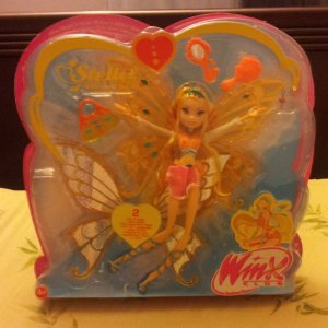 Stella of Winx Club Glam Magic Enchantix Doll With 2 sets of Wings NEW VHTF  RARE