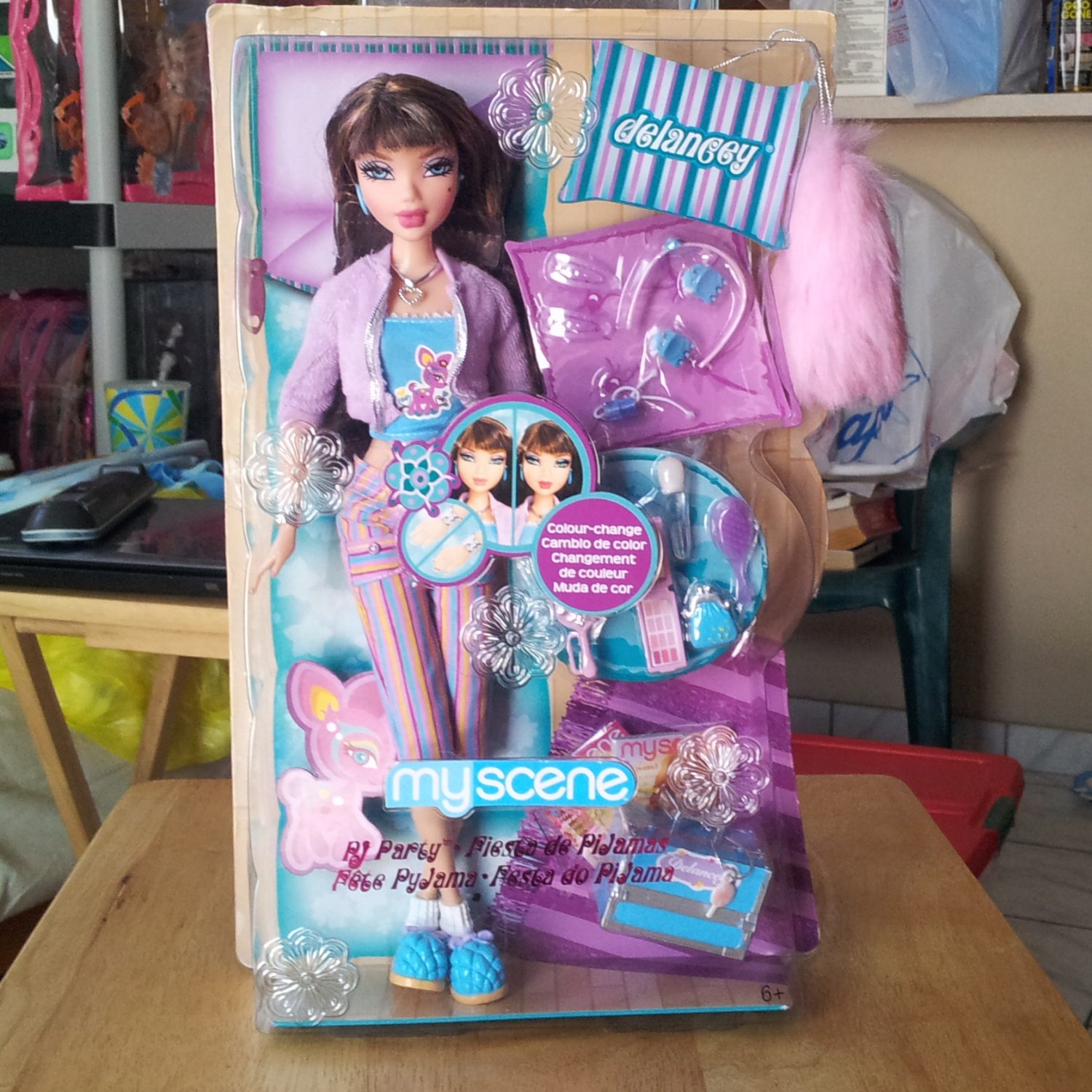 Barbie My Scene PJ Party Delancey Doll NEW VHTF RARE