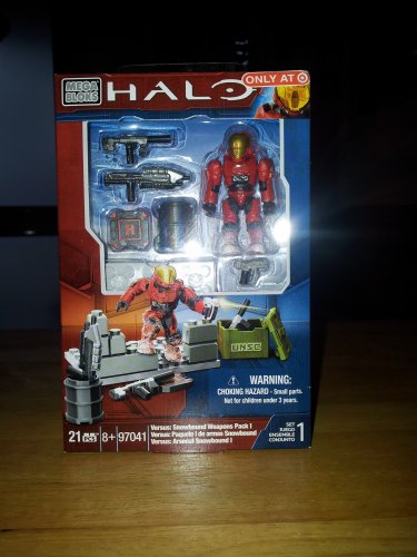 Halo Mega Bloks Versus: Snowbound Weapons Pack 1 Target Exclusive