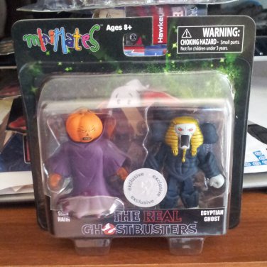 Minimates The Real Ghostbusters Sam Haim nad Egyptian Ghost Figure Pack