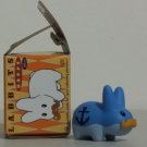 Kidrobot Kozik Mini Happy Labbits 1.5" Blue Mustache Sailor Anchor Vinyl Figure Art 1/25