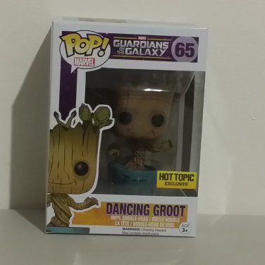 Funko POP! Marvel Dancing Groot (Blue Planter) Hot Topic  Exclusive