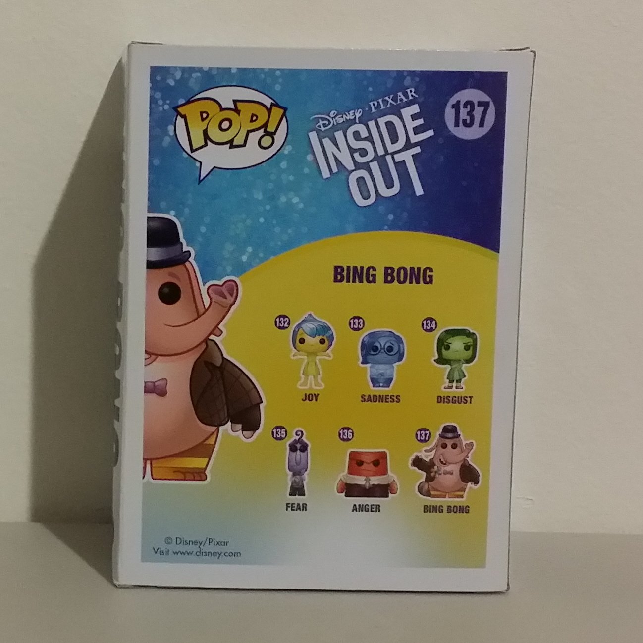 Funko POP! Disney Bing Bong from Inside Out Hot Topic Exclusive