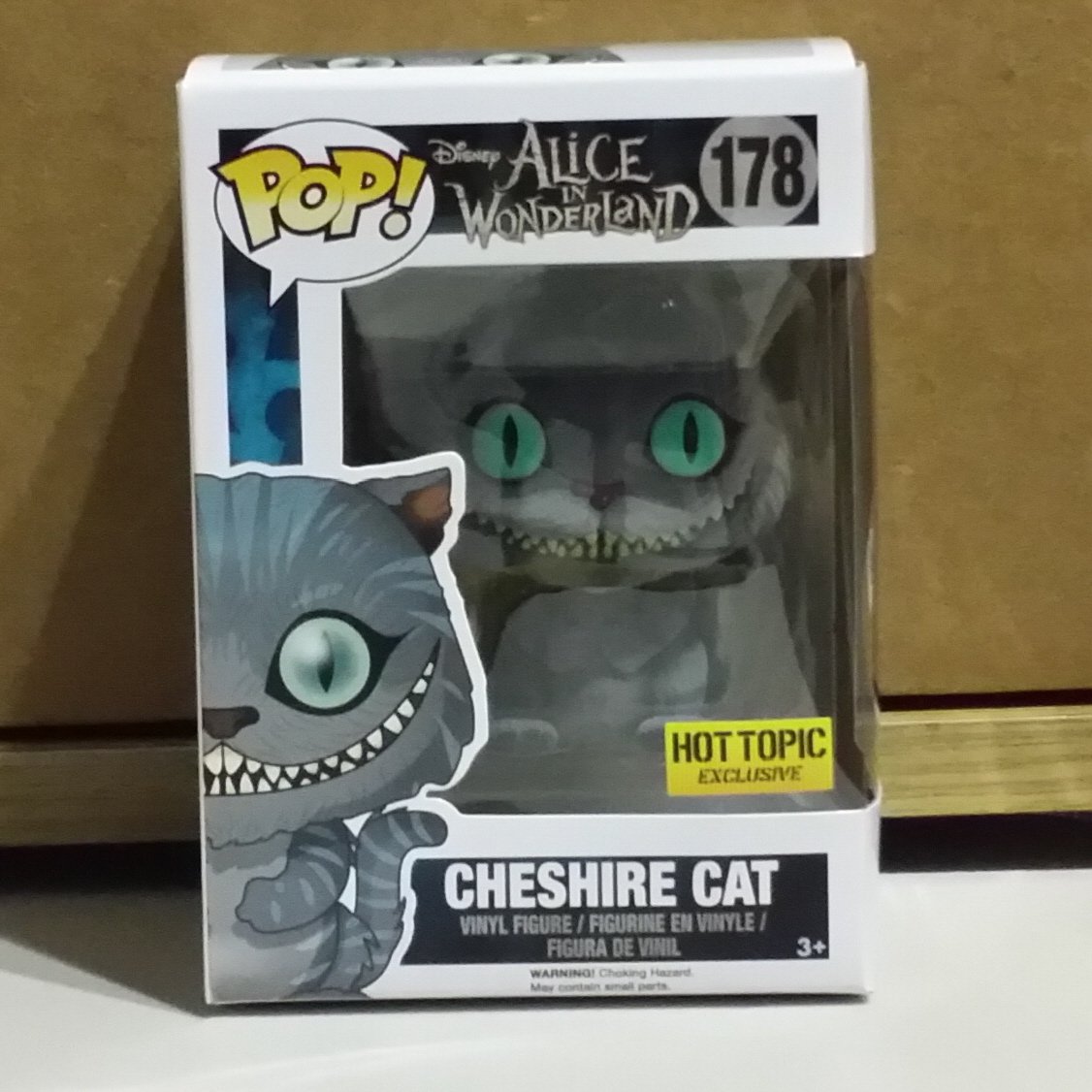 Funko POP! Disney Cheshire Cat #178 Movie Flocked Hot Topic Exclusive