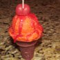 Orange Ice Cream Cone