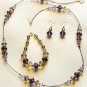Lilac Crystal Set